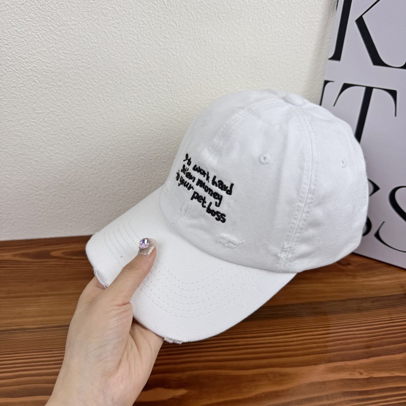 Sombrero de vaquero de tres letras - blanco