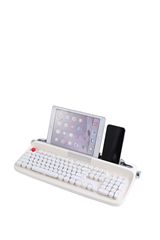 B503 bluetoothワイヤレスオフィスタイプライター手触りキーボードタブレットpc汎用ファッションレトロな丸いキーキャップ英語