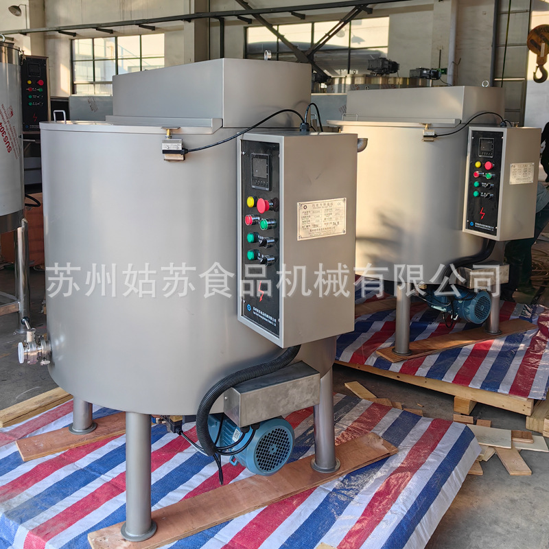 不锈钢搅拌罐 双层夹套保温 巧克力融化保温储存罐 巧克力设备