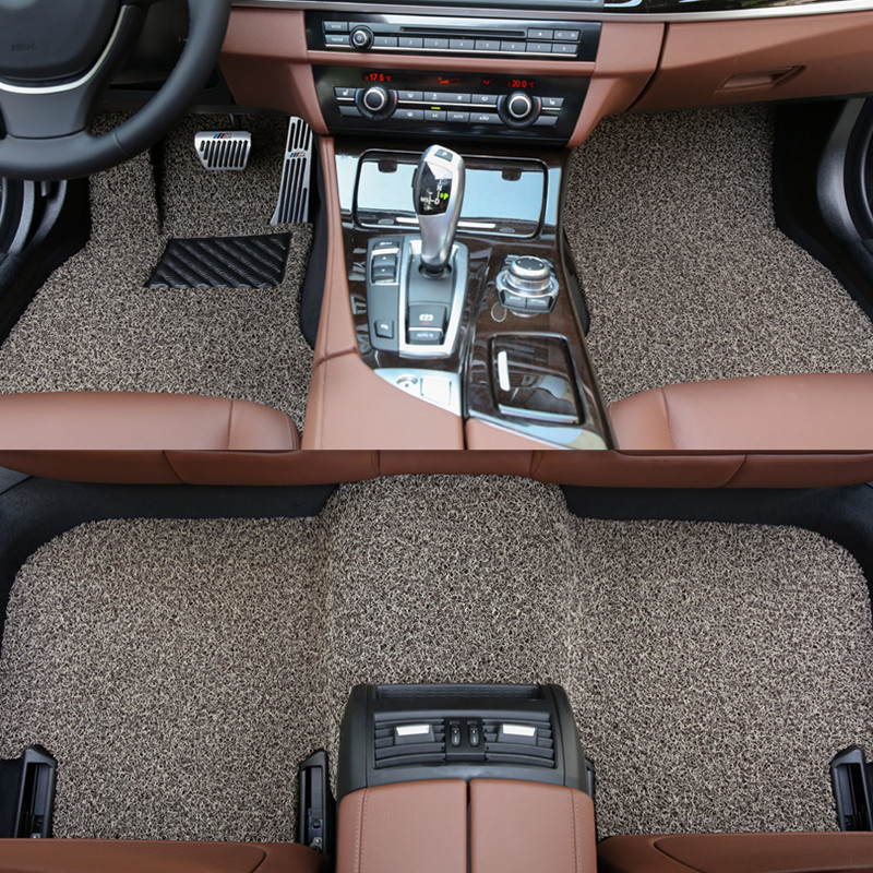 Car Carpet, Universal Passenger Rear Universal - 5-seat-set-thickened-21mm-beige-brown