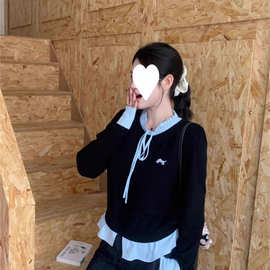 小葵花菜知葵微胖秋冬针织假智楚康上衣显瘦打底衫