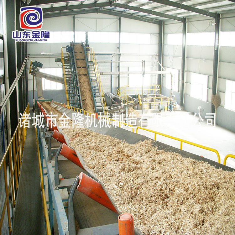 杨木松木桉木机械制浆化机浆设备生产线皮带输料机输送机水分离