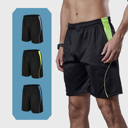 Basketball pants, men's casual street spring and autumn, quarter, over the knee, loose large size sports shorts, running elite