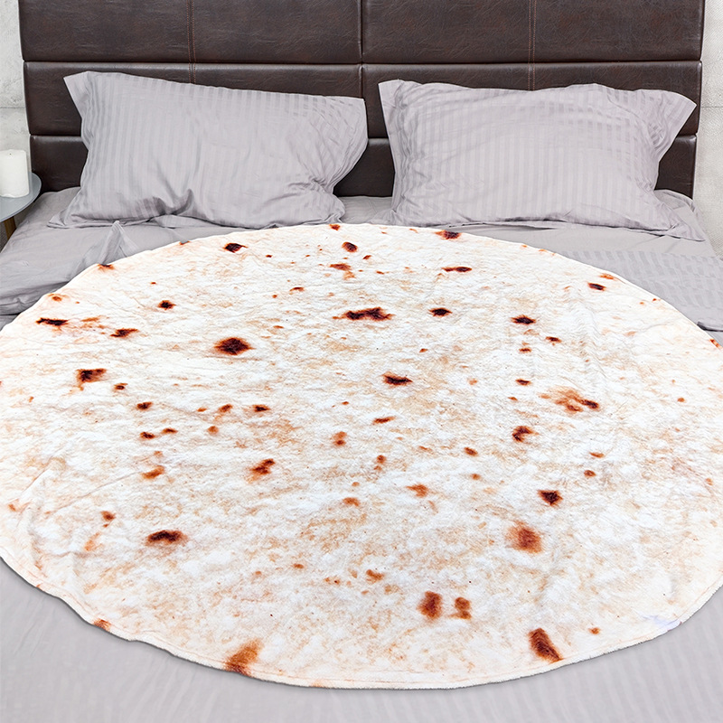 Amazon burrito manta impresa digital manta de pizza franela manta de siesta manta de oficina franela manta