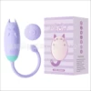 Laile Confused Cat Vibrator [Remote Control Model] Purple