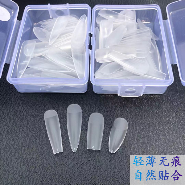 Matte ultra thin fake nails for manicure