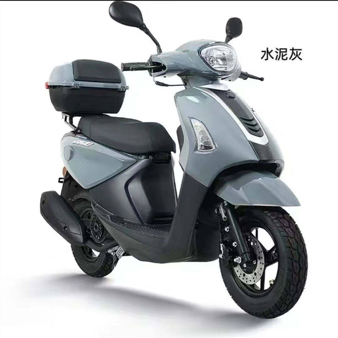 Motocicleta scooter Qiaoge a gasolina, compatible con la normativa Nacional IV, se puede matricular, 125CC, scooter de movilidad de dos ruedas para hombres y mujeres, certificado Nacional IV.