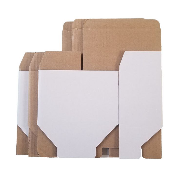 Embalaje de caja de cartón blanco Taobao expreso caja de embalaje blanca dura de tres capas entrega corrugado duro