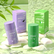 TWG绿茶固体面膜泥膜棒涂抹式琪缘魅点绿茶茄子固体面膜