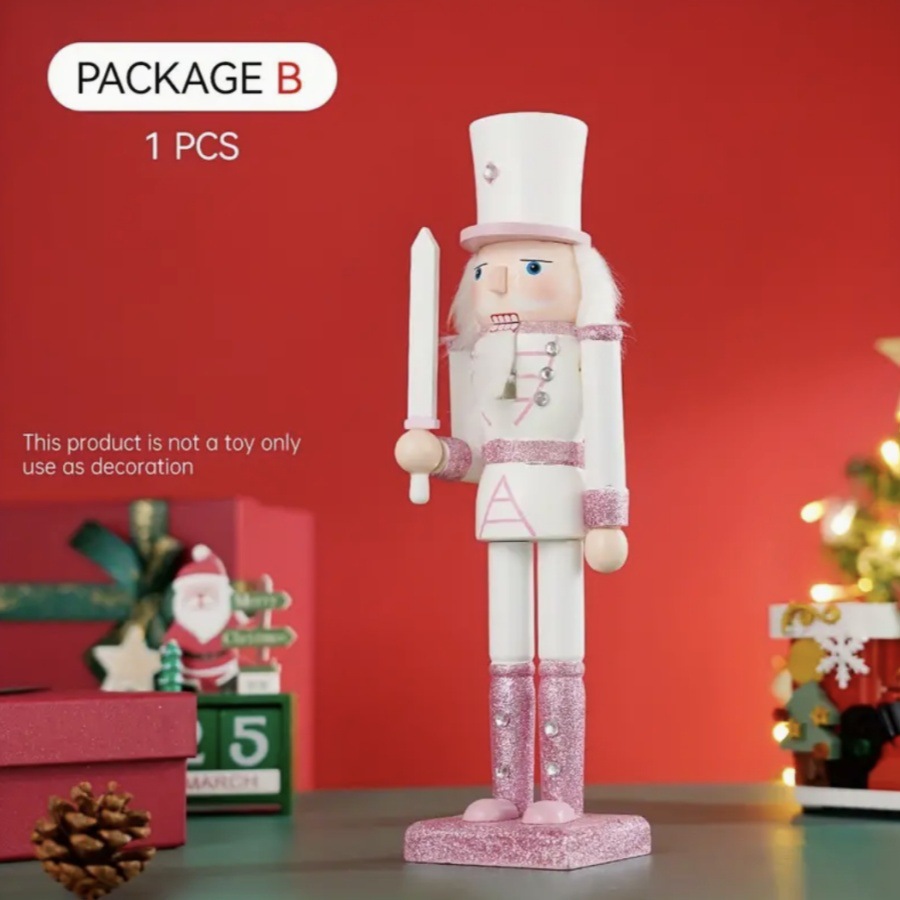 30cm-분홍색-흰색 검