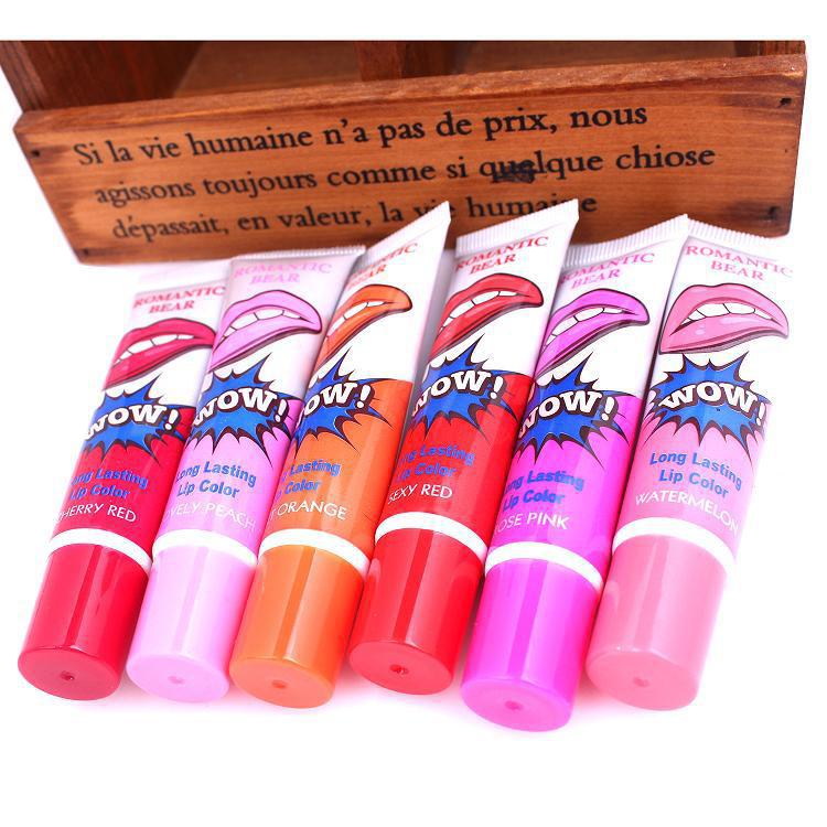 Casual Solid Color Plastic Lip Gloss display picture 3