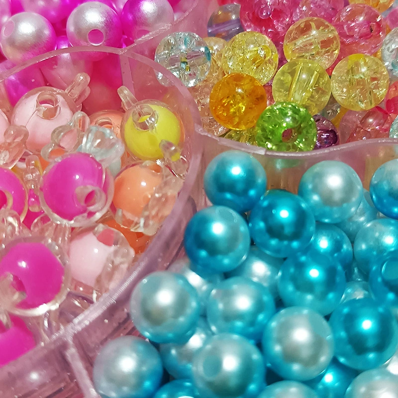 Box, set with beads, toy, beads, bracelet, necklace, 15 cells, handmade, gradient, new collection