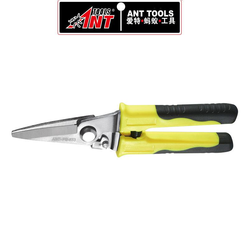 新款铁皮剪刀可剪0.5毫米的铁皮剪 五金工具铁皮剪批发