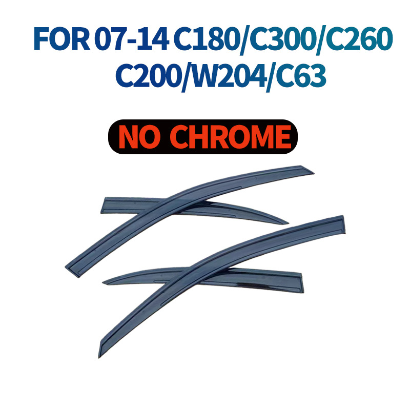 Suitable for mercedes benz c-class short-axis rain shield Benz C Class W204 2007-14 Window visors