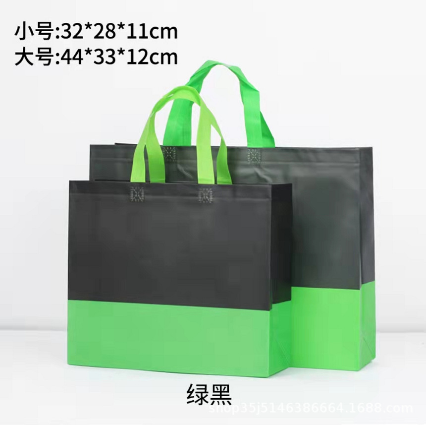 Bolso no tejido recubierto en stock impreso LOGO bolsa de ropa de moda embalaje de regalo bolsa de Banco de costura impresa