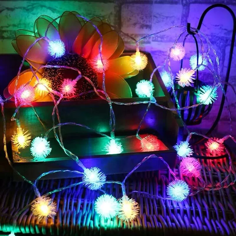 LED string lights, solar USB battery options, star & moon decorative camping light strip, multi-length