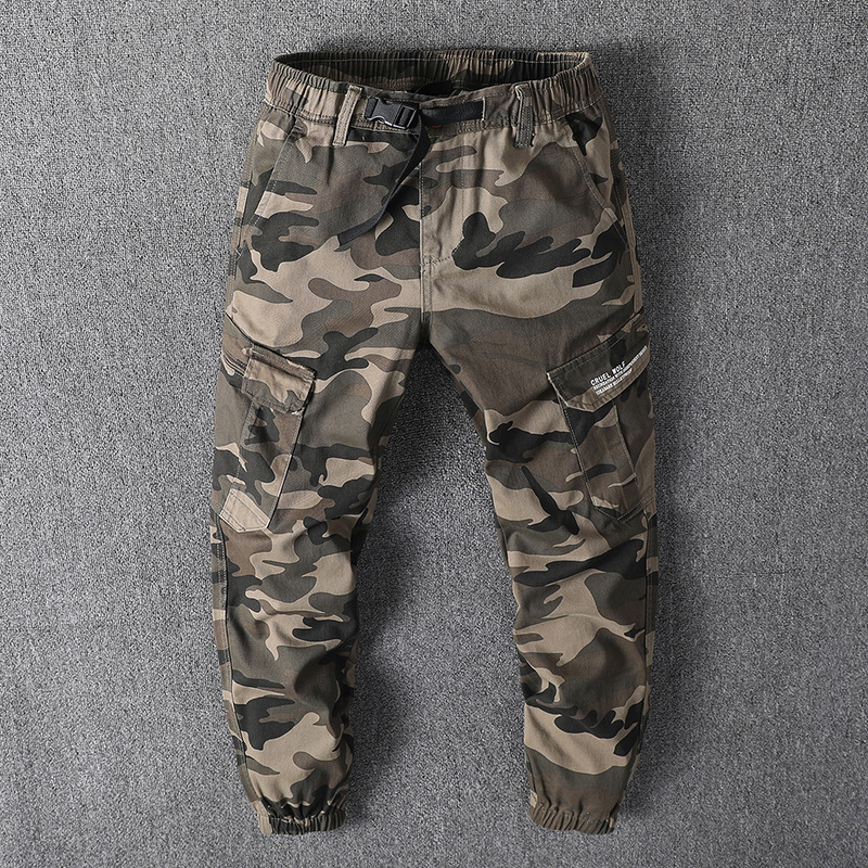 autumn camouflage Japanese trousers