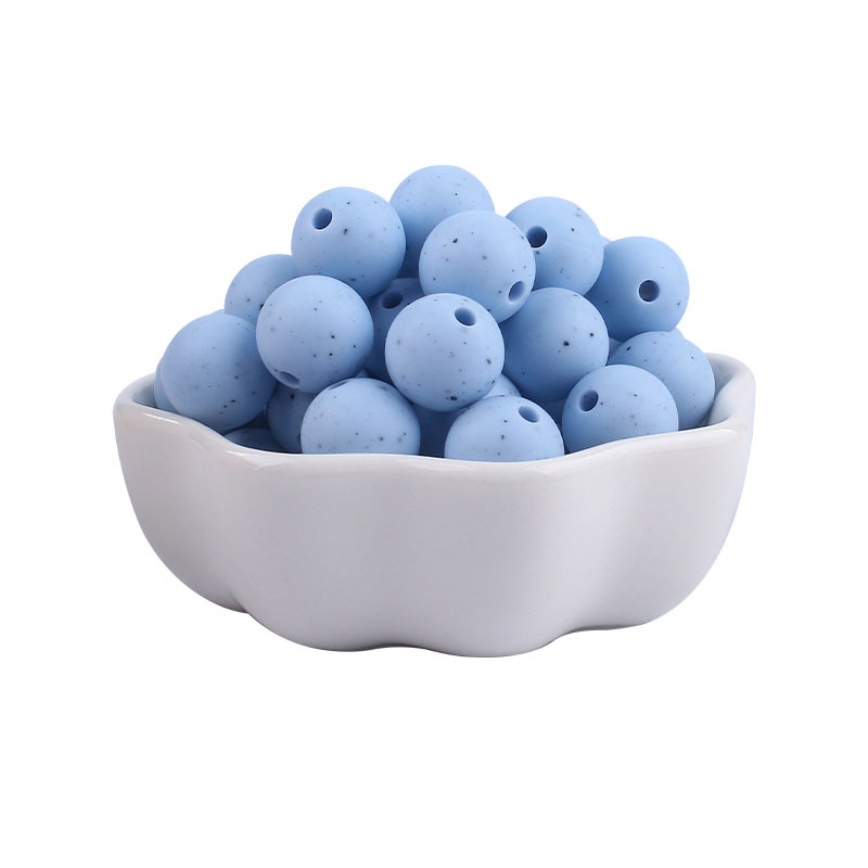 12mm cuentas de silicona molar juguete mordedor pulsera cadena chupete collar infantil DIY accesorios joyería