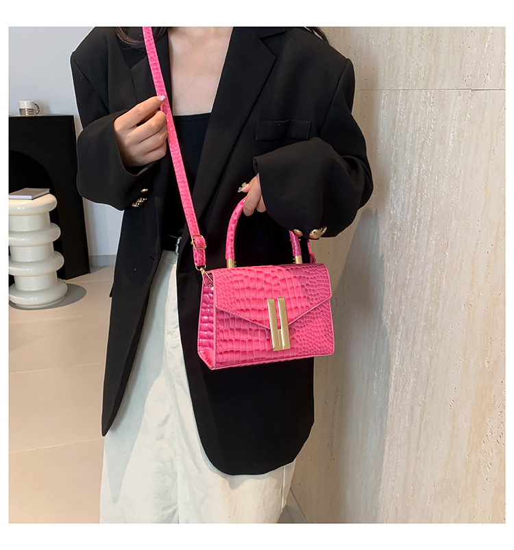 Bellissima, personalizzata, alla moda, borsa a tracolla singola lucida e alla moda da donna, modello 2024, casual e_voghion.com