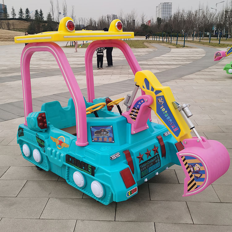 Vehículo todoterreno al aire libre para niños karting eléctrico mayorista para dos personas puede sentarse en línea cuadrada popularidad de los fabricantes de automóviles de choque