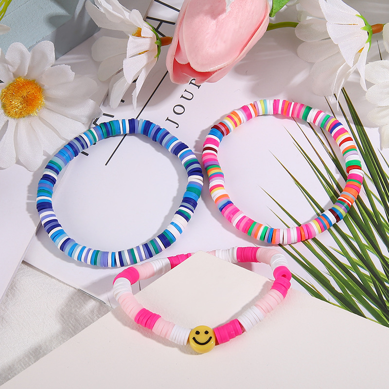 1 Set Fashion Geometric soft clay Handmade Womenu0027S Bracelets