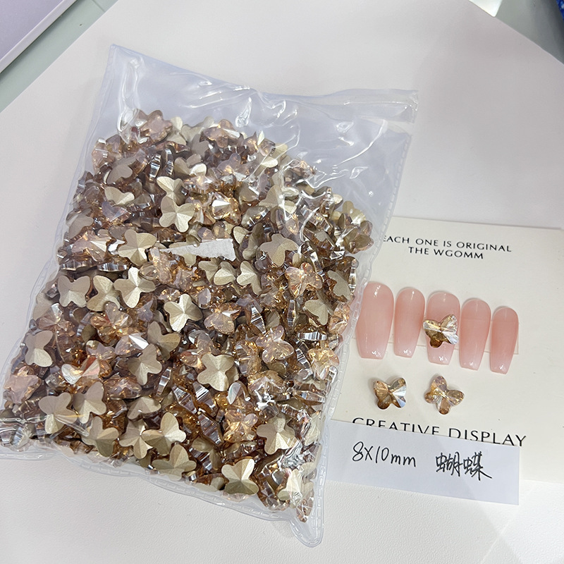 [KKK04-20] champagne butterfly 8 * 10mm