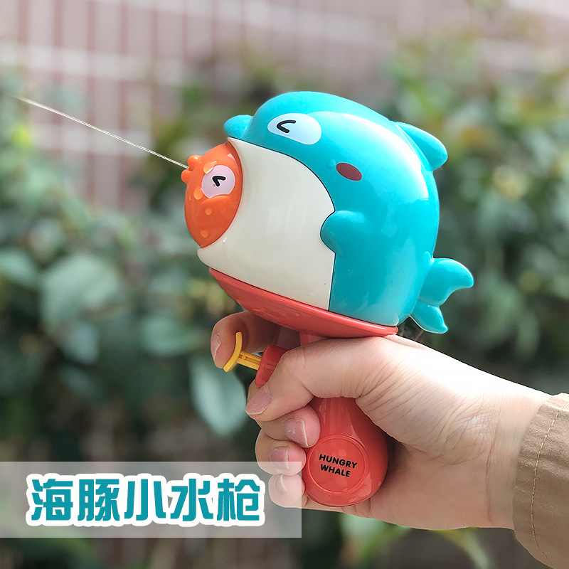 Douyin Venta caliente para niños Animales divertidos Pistola de agua pequeña Pistola de agua a presión Juego de verano en la playa Juguetes de baño Regalos