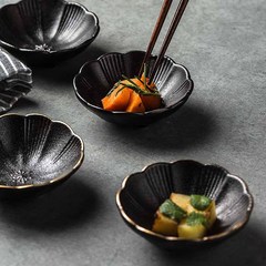 ホット販売北欧風花びら調味皿鍋ディッシュ家庭用トランペット醤油酢皿スナック皿おかず皿