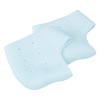 2 pieces [1 pair] blue (with holes)