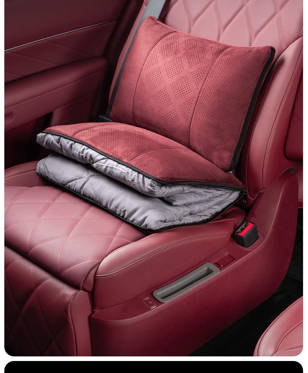 Suitable for Aito M9 M8 M7 M5 Car Pillow, Multifunctional Air Conditioning Blanket, Lumbar Support, Car Interior Accessories