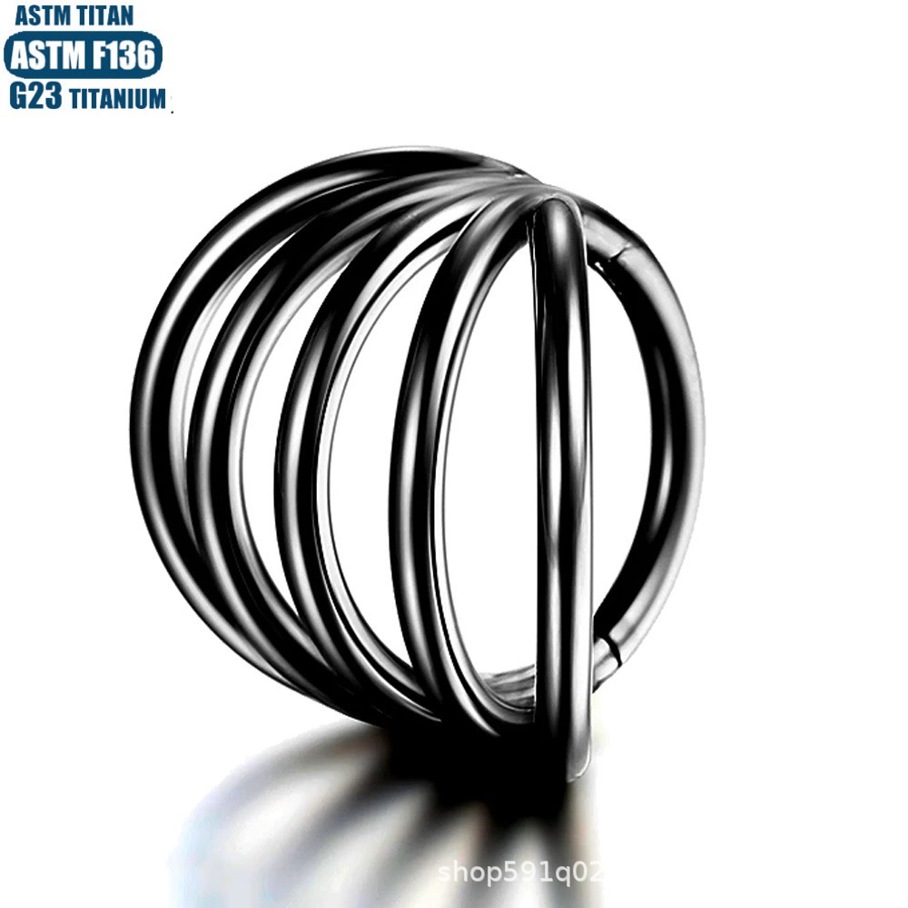 Pointed titanium steel lip stud product view