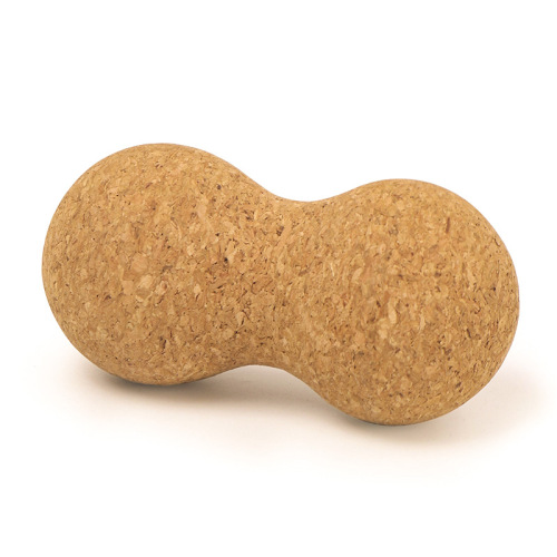 Cork Yoga Ball Peanut Fascia Ball Muscle Relaxation Cork Massage Ball Solid No-Slag Cork Peanut Ball