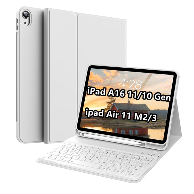 Suitable for iPad 110 generation Bluetooth keyboard protective case Air13' tablet protective case 10.5inch Apple A16 leather case Suitable for iPad 110 generation Bluetooth keyboard protective case Air13' tablet protective case 10.5inch Apple A16 leather case