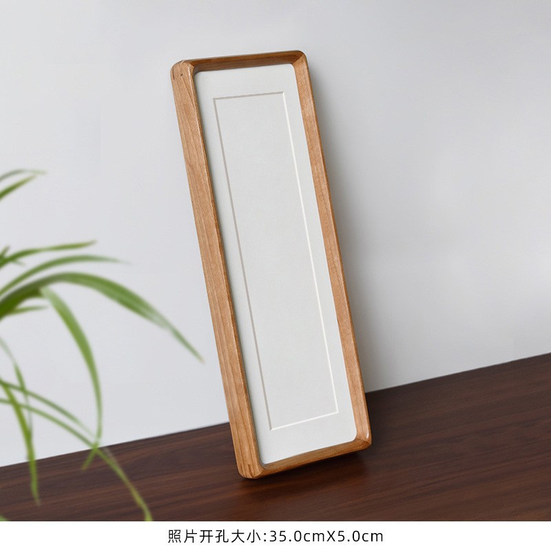 無垢材額縁、ほぞ穴加工、長方形、丸角、斜めエッジ、組み合わせ、ウェディング、カップル、卓上、クリエイティブな額縁、展示台、卸売、結婚式