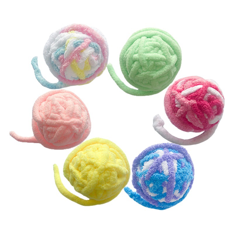 Transfronterizo Amazon suministros para mascotas gato auto-Hola aliviar la mordedura de congestión divertido gato Bola de juguete Bell Bola de lana de color