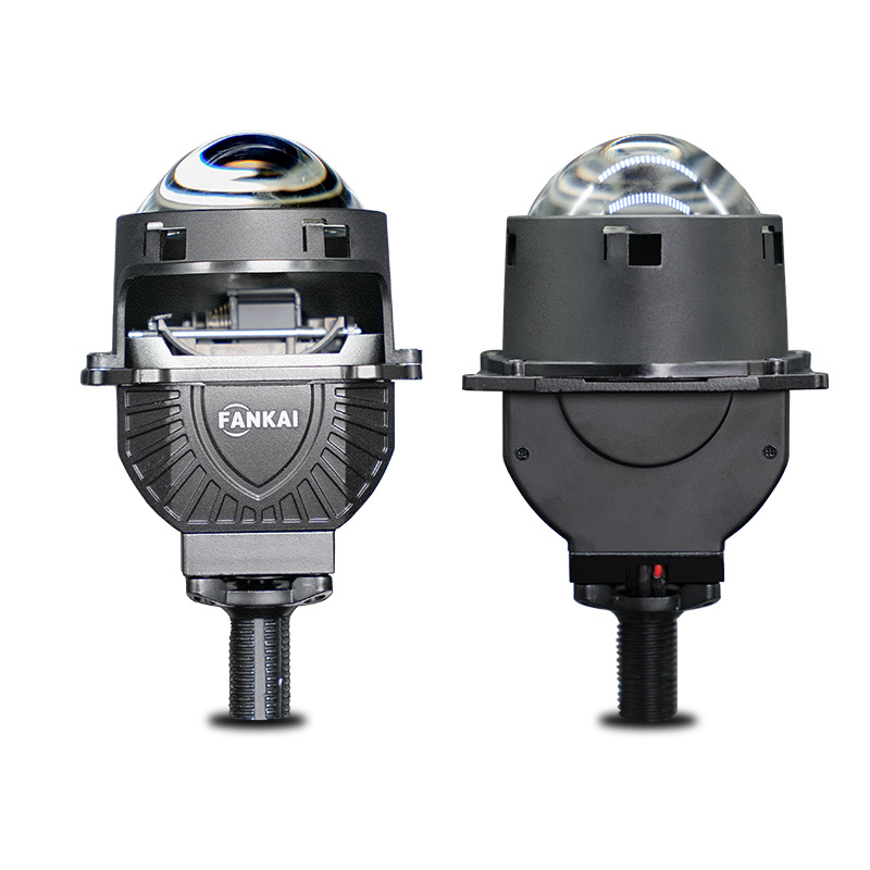 Nuevo transfronterizo K8 taza de doble lámpara 9 + 1 núcleo LED lente sin pérdida de doble luz modificada del faro del automóvil cerca de un todo H4H7