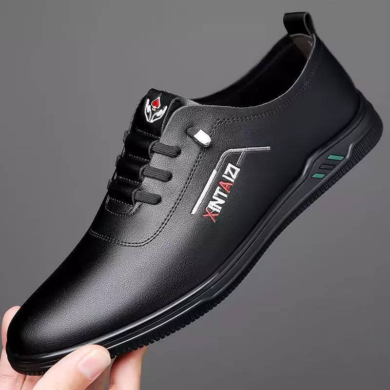 Кожаная обувь 25 лет новая мужская повседневная кожаная обувь