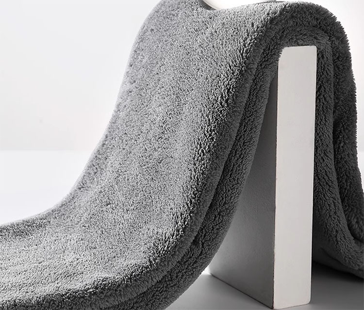 Double-layer coral fleece towel, grey thickened absorbent car towel, soft and not prone to shedding, car wash towel, home cleaning pic 24