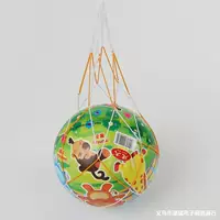 Одинарный карман для мяча, утолщенная сетчатая сумка для волейбола, футбола, баскетбола, сумка для мяча, вмещающая 1 мяч, тканая сумка, оптовая продажа