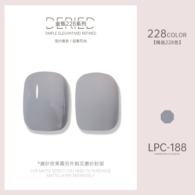 Esmalte de uñas transfronterizo al por mayor nuevo esmalte de uñas 228 colores de fototerapia esmalte de uñas esmalte de uñas color popular