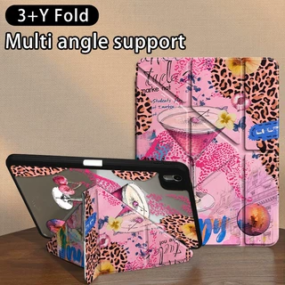 欧美3+Y平板保护壳亚克力10.2ipad保护套UV印刷带笔槽平板保护壳