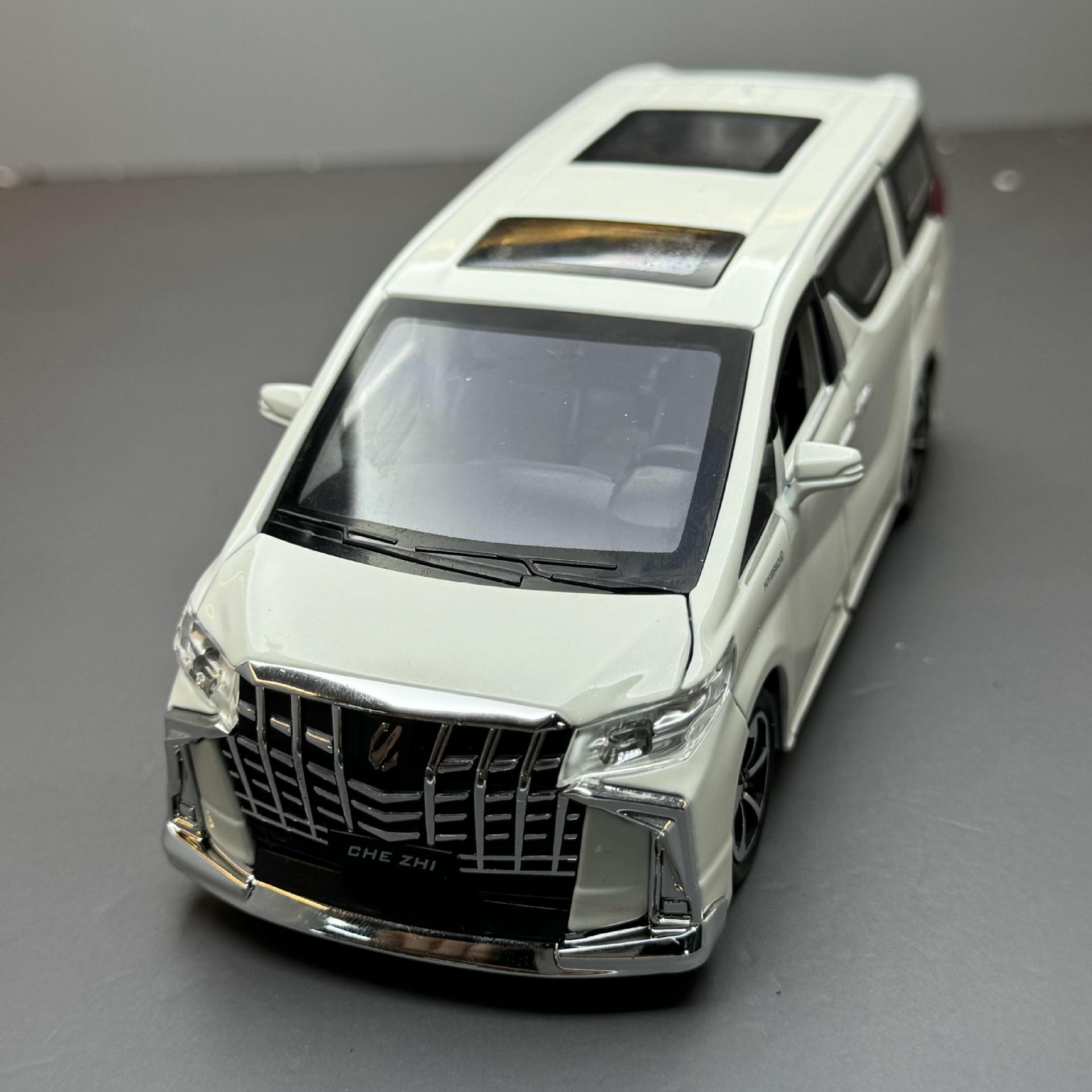 Modelo de coche de aleación de coche 1:32 ELFA coche de negocios con sonido y luz Tire hacia atrás coche de juguete modelo de música adornos