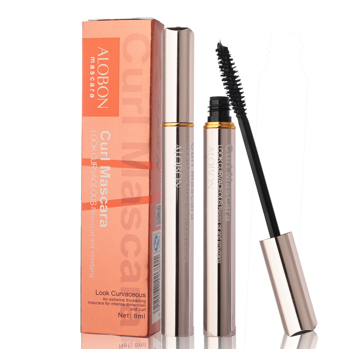Yabon Dreamy Thick Curling Mascara, Naturally Lengthening and Curling, Waterproof, Sweat-Proof, Non-Smudging, Suitable for Students and Beginners