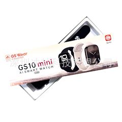 国境を越えた人気の GS10 ミニスマートウォッチ 1.75 インチ Bluetooth 通話心拍数血中酸素 + ローカル音楽