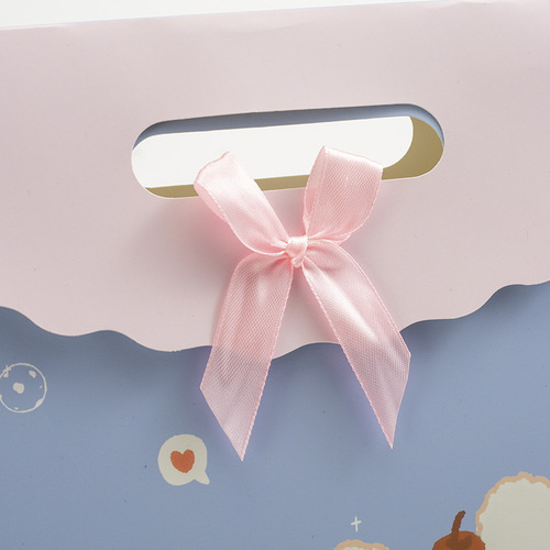Cute Cartoon Flip Velcro Gift Bag Children's Kindergarten Snacks Candy Gift Packaging Tote Bag