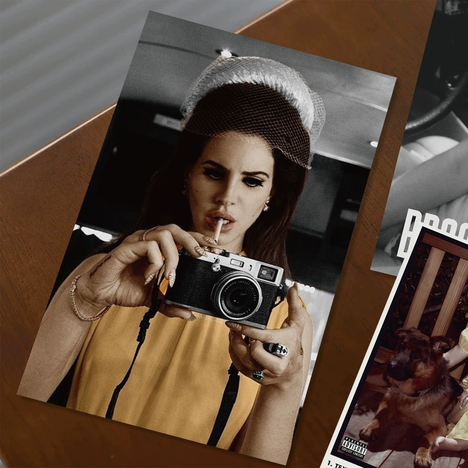 Почтовая открытка岐遇 Лана Долья Лана Дол Рей Европейская и Американская открытка кафе ниша настенная декорация