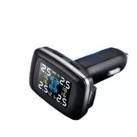 Автомобильный универсальный беспроводной прикуриватель TPMS Внешнее давление в шинах и температура в шинах с одинаковых дисплеями Прибор контроля давления в шинах