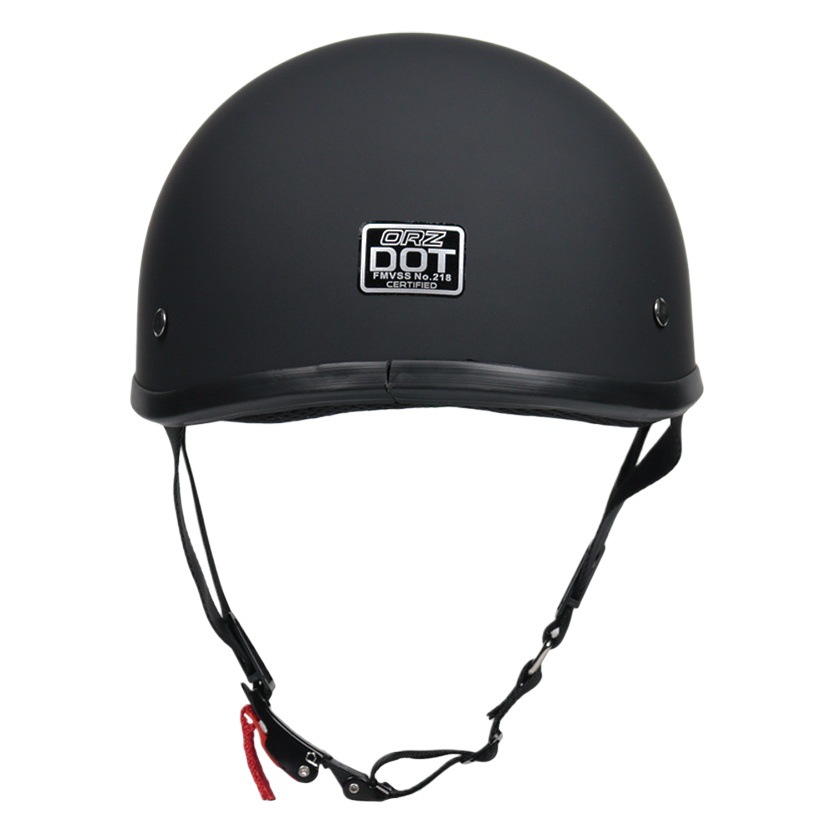 Casco pequeño, casco para scooter, medio casco no-motociclista, casco para hombre y mujer, casco retro ligero para motocicleta para todas las estaciones