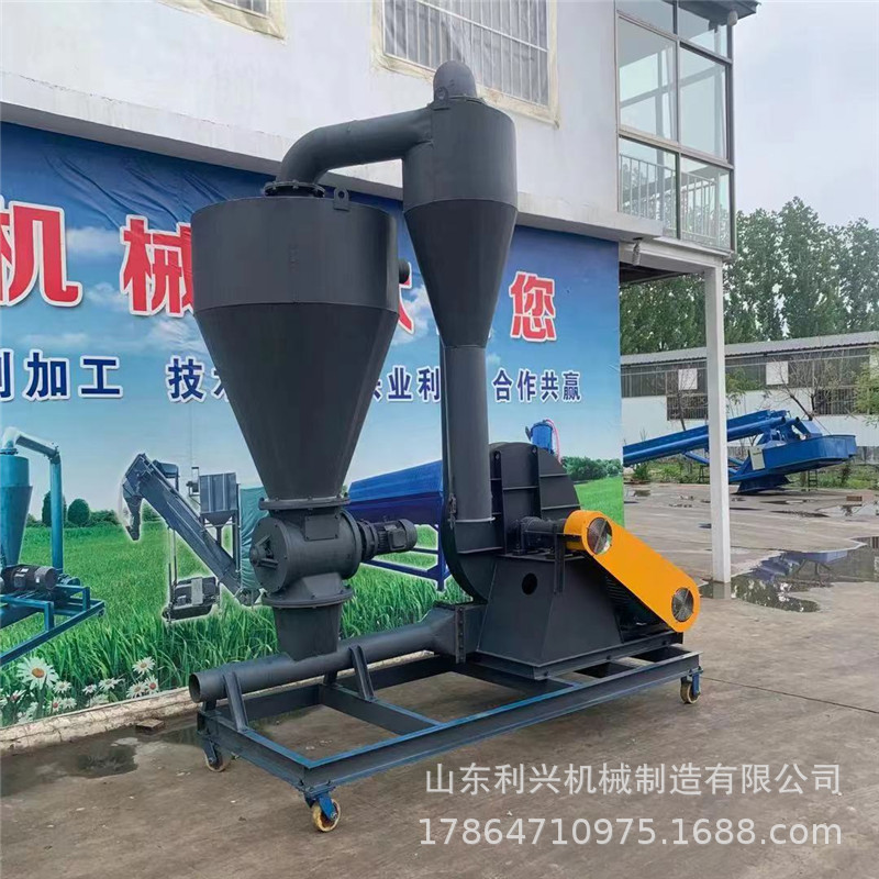 吸送式玉米吸粮机 粮库吸送一体气力输送机 全自动稻壳装车抽粮机