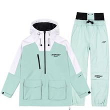 滑雪服女套装冬季保暖户外单板双板运动防寒防风防水情侣衣裤男潮
